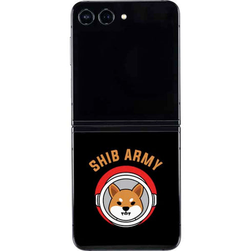 Shib Army Crypto Galaxy Z Flip5 5G Skin