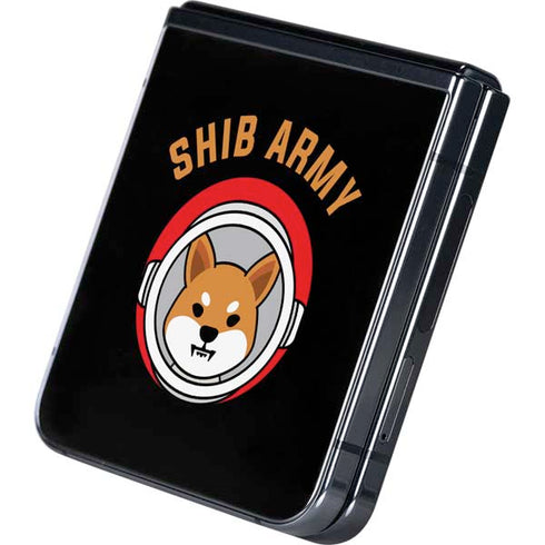 Shib Army Crypto Galaxy Z Flip5 5G Skin