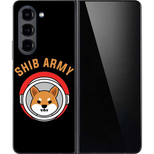 Shib Army Crypto Galaxy Z Fold5 5G Skin