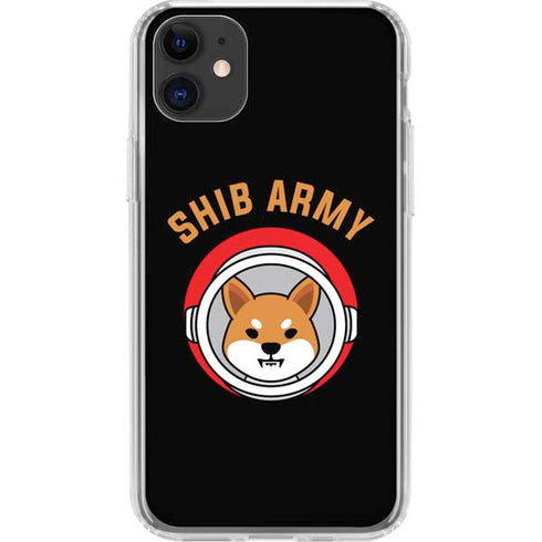 Shib Army Crypto iPhone 11 Clear Case