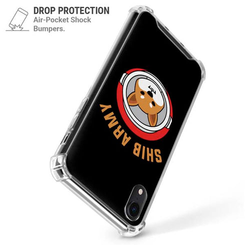 Shib Army Crypto iPhone XR Clear Case