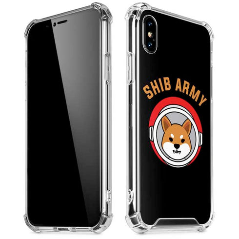 Shib Army Crypto iPhone XS Max Clear Case