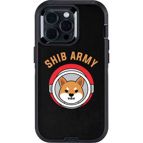 Shib Army Crypto Otterbox Defender iPhone Skin