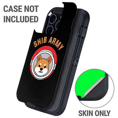 Shib Army Crypto Otterbox Defender iPhone Skin