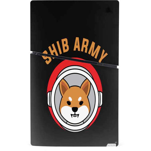 Shib Army Crypto PS5 Slim Digital Edition Bundle Skin