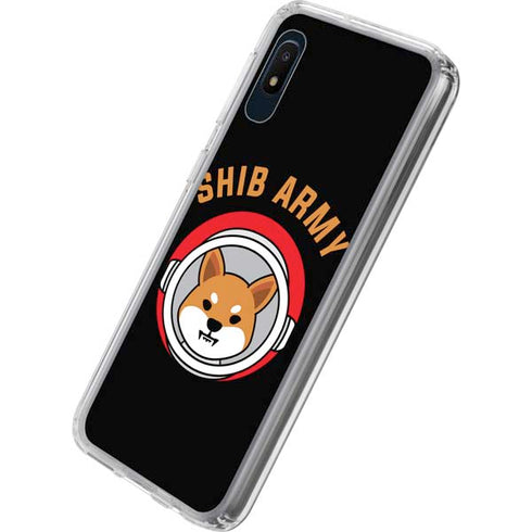 Shib Army Crypto Galaxy A10e Clear Case