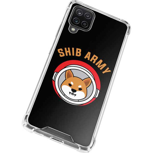 Shib Army Crypto Galaxy A12 Clear Case