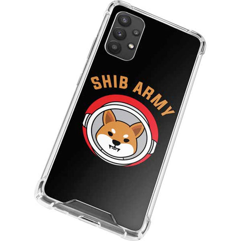 Shib Army Crypto Galaxy A32 5G Clear Case