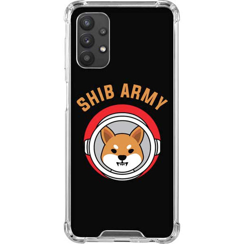 Shib Army Crypto Galaxy A32 5G Clear Case