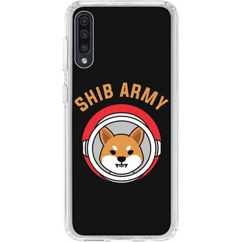 Shib Army Crypto Galaxy A50 Clear Case