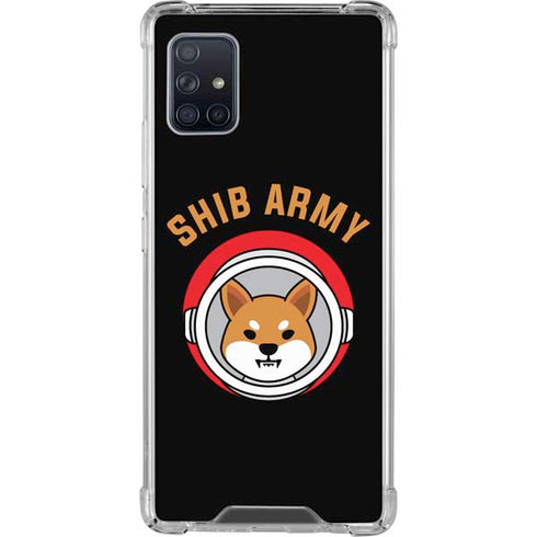 Shib Army Crypto Galaxy A51 5G Clear Case