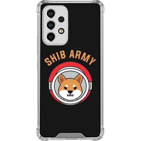 Shib Army Crypto Galaxy A53 5G Clear Case