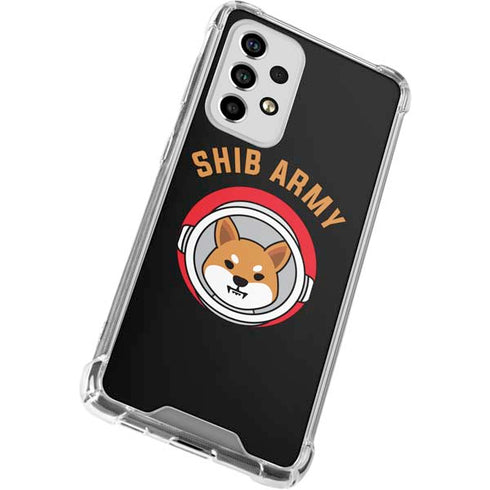 Shib Army Crypto Galaxy A53 5G Clear Case