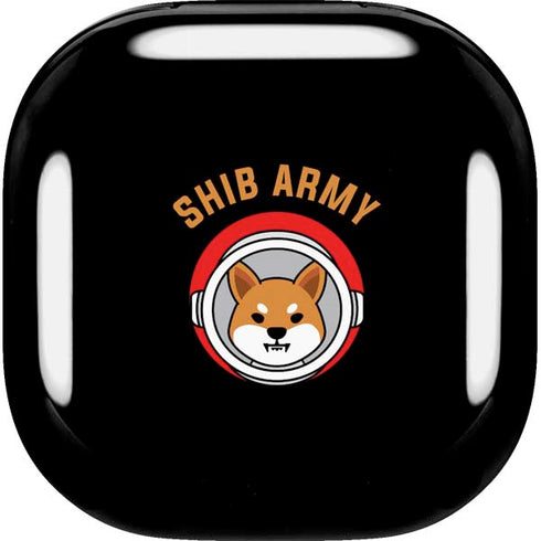 Shib Army Crypto Galaxy Buds Live Skin