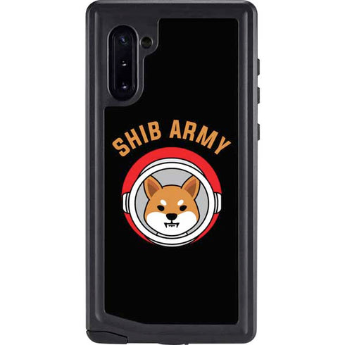 Shib Army Crypto Galaxy Note 10 Waterproof Case