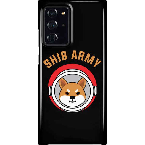 Shib Army Crypto Galaxy Note20 Ultra 5G Lite Case