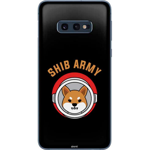 Shib Army Crypto Galaxy S10e Skin