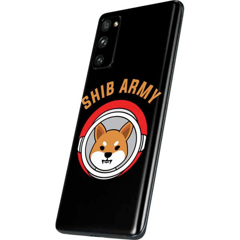Shib Army Crypto Galaxy S20 Fan Edition Skin