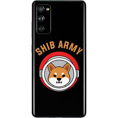Shib Army Crypto Galaxy S20 Fan Edition Skin
