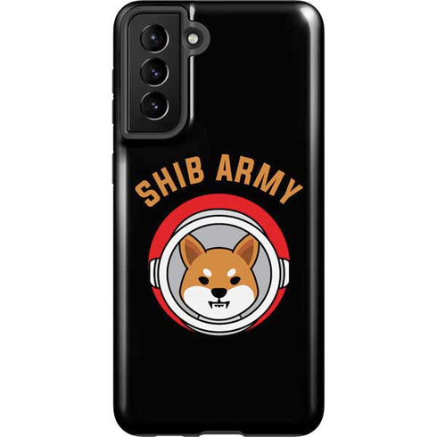 Shib Army Crypto Galaxy S21 FE Pro Case