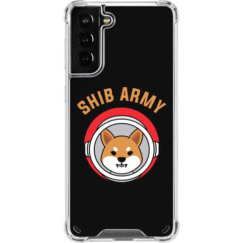 Shib Army Crypto Galaxy S21 Plus 5G Clear Case