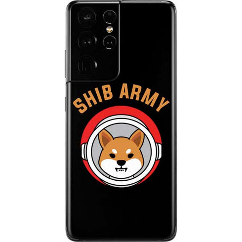 Shib Army Crypto Galaxy S21 Ultra 5G Skin