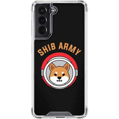Shib Army Crypto Galaxy S22 Clear Case