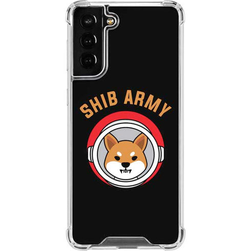 Shib Army Crypto Galaxy S22 Plus Clear Case