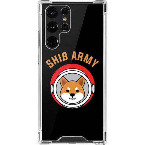 Shib Army Crypto Galaxy S22 Ultra Clear Case