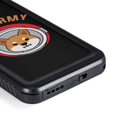 Shib Army Crypto Galaxy S23 Plus Waterproof Case