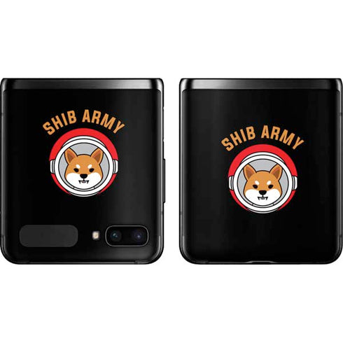 Shib Army Crypto Galaxy Z Flip Skin