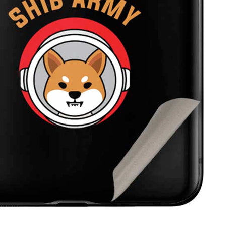 Shib Army Crypto Galaxy Z Flip Skin