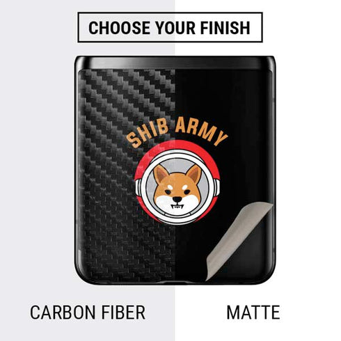 Shib Army Crypto Galaxy Z Flip Skin