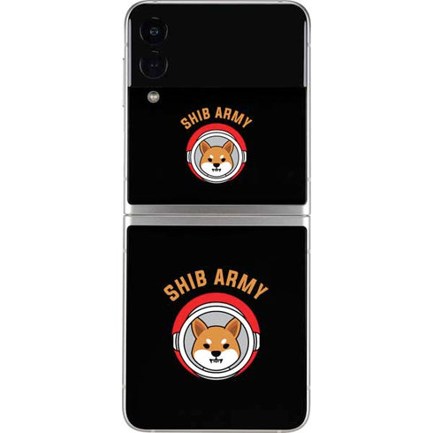 Shib Army Crypto Galaxy Z Flip3 5G Skin