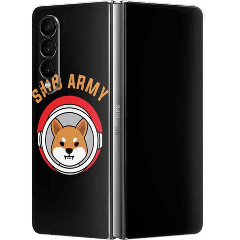 Shib Army Crypto Galaxy Z Fold4 5G Skin