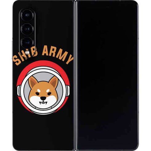 Shib Army Crypto Galaxy Z Fold4 5G Skin