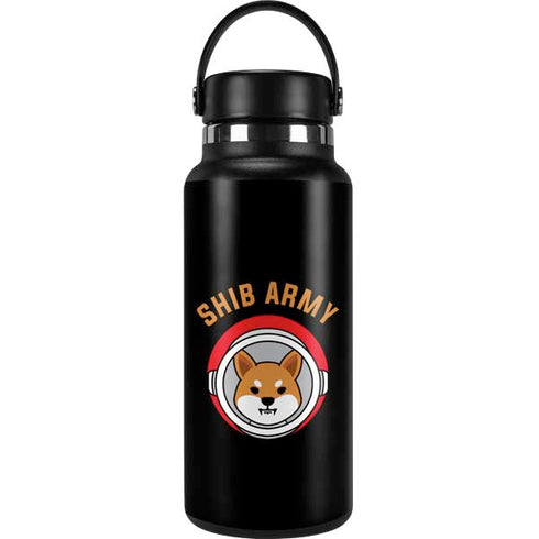 Shib Army Crypto Hydro Flask 32oz Wide Mouth Skin