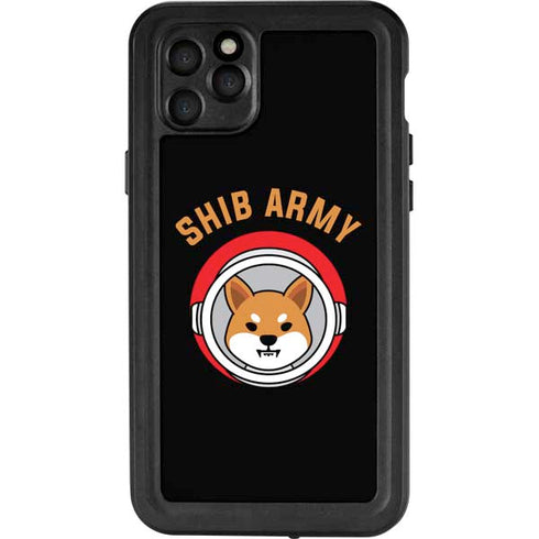 Shib Army Crypto iPhone 11 Pro Max Waterproof Case