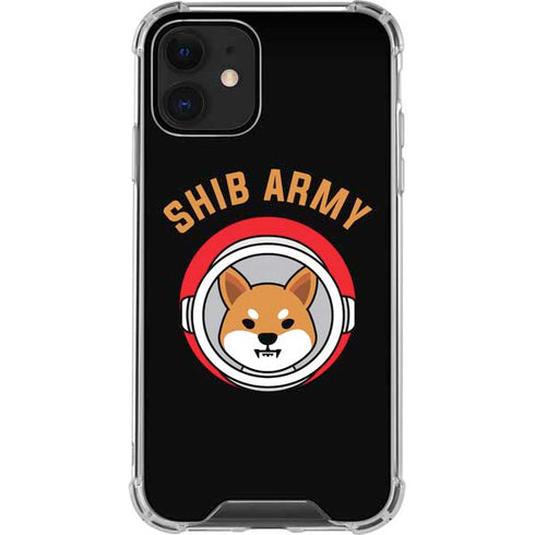 Shib Army Crypto iPhone 12 Clear Case
