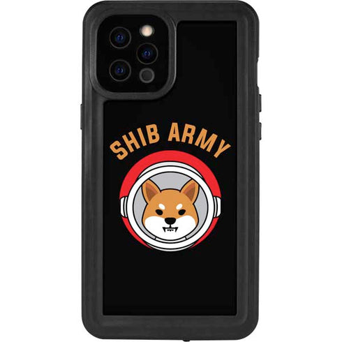 Shib Army Crypto iPhone 12 Pro Max Waterproof Case