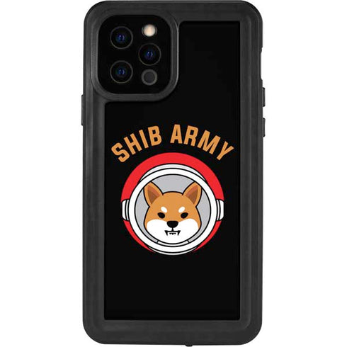 Shib Army Crypto iPhone 12 Pro Waterproof Case