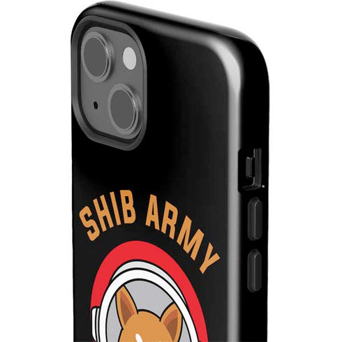 Shib Army Crypto iPhone 15 Plus Impact Case