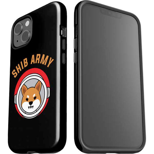 Shib Army Crypto iPhone 15 Plus Impact Case