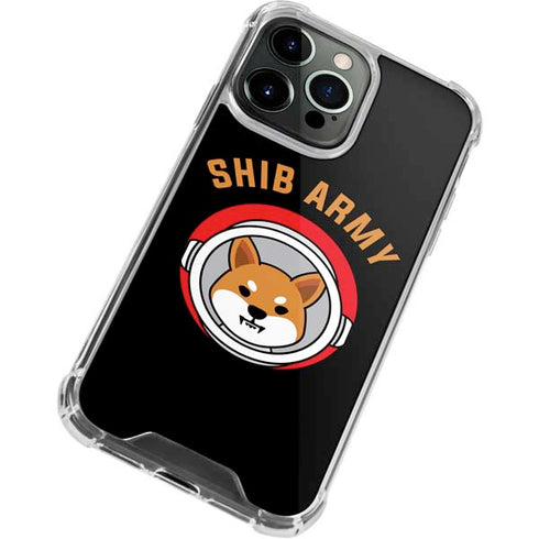 Shib Army Crypto iPhone 15 Pro Clear Case