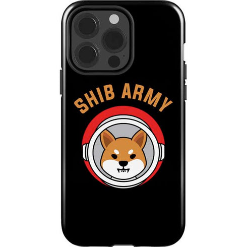 Shib Army Crypto iPhone 15 Pro Impact Case