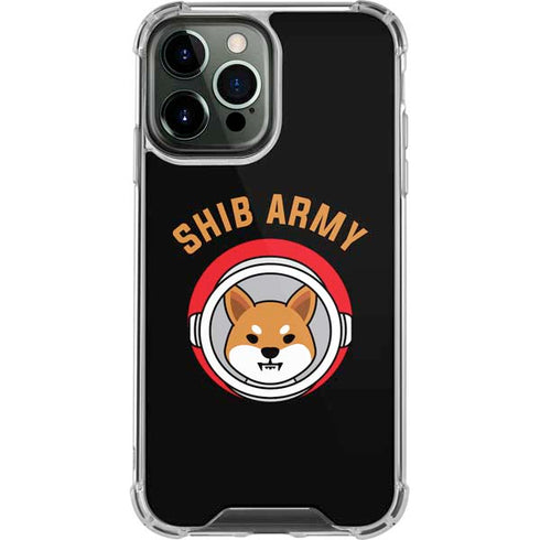 Shib Army Crypto iPhone 14 Pro Max Clear Case