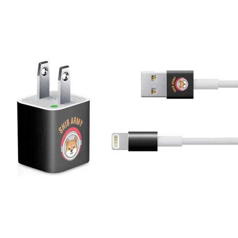 Shib Army Crypto iPhone Charger (5W USB) Skin