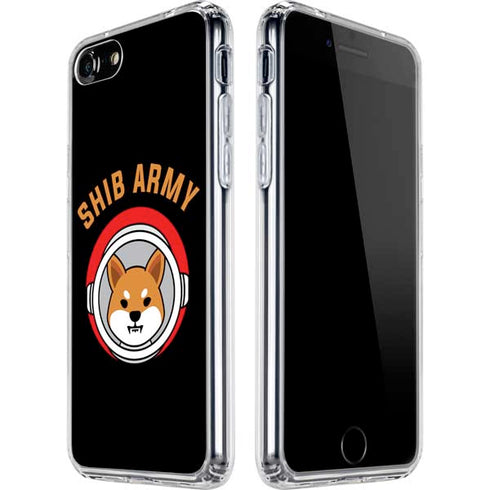 Shib Army Crypto iPhone SE (2nd & 3rd Gen) Clear Case