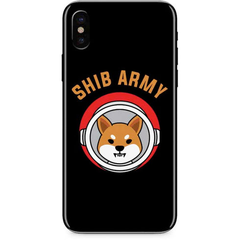 Shib Army Crypto iPhone XS Skin