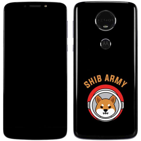 Shib Army Crypto Moto E5 Plus Skin